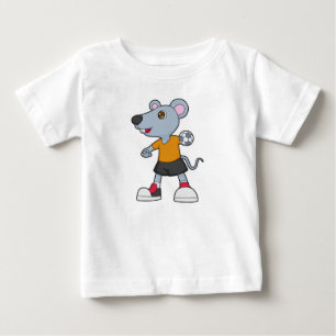 T-shirt Pour Bébé Handball de souris