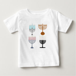 T-shirt Pour Bébé Hanoukka judaïsme religion juive