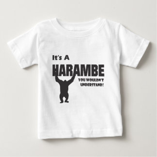 T-shirt Pour Bébé Harambe-Gibbon Singe