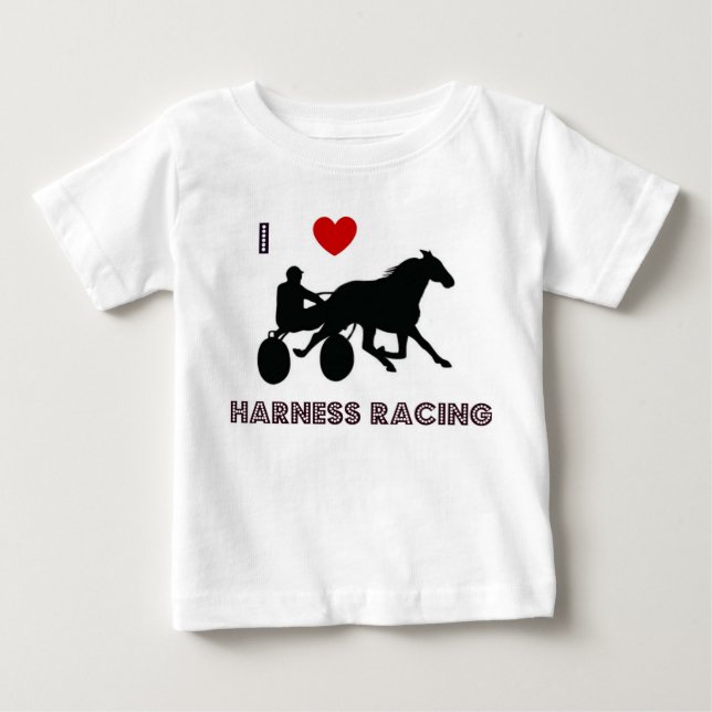 T-shirt Pour Bébé Harnais Racing Romper (Devant)