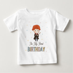 T-shirt Pour Bébé Harry Potter Chibi Ron Weasley Magicien Anniversai