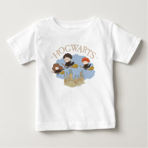 T-shirt Pour Bébé HARRY POTTER™, Hermione & Ron Fly Over HOGWARTS™