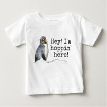 Hé ! Je suis Hoppin ici ! Chemise Rockhopper Pengu