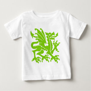T-shirt Pour Bébé Heraldic Dragon 01 - Martian Green