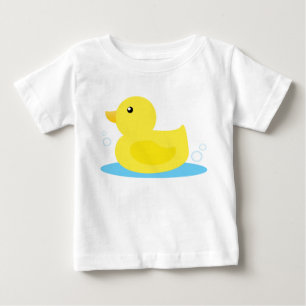 T-shirt Pour Bébé Heure du bain Canard jaune