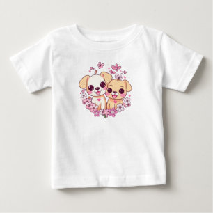 T-SHIRT POUR BÉBÉ HEUREUSE SAINTE-VALENTIN !