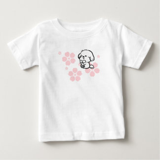 T-shirt Pour Bébé Heureux Chiot