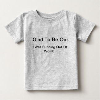 T-shirt Pour Bébé Heureux d'être dehors
