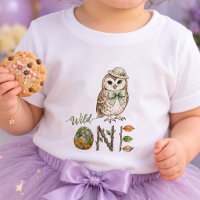 Hibou Chemise de bébé pour premier anniversaire aq
