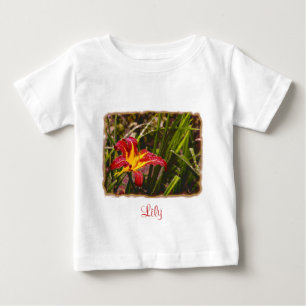 T-shirt Pour Bébé Hier Lily Après La Pluie