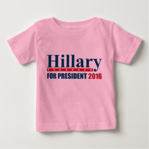 T-shirt Pour Bébé Hillary Clinton pour le président