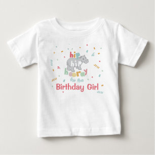 T-shirt Pour Bébé Hippo Hippopotamus
