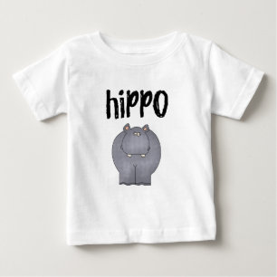 T-shirt Pour Bébé Hippopotame