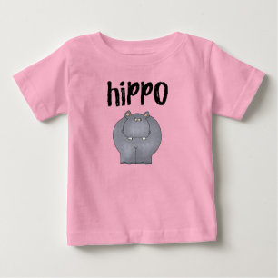 T-shirt Pour Bébé Hippopotame