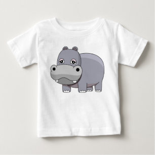 T-shirt Pour Bébé Hippopotame mignon de bébé