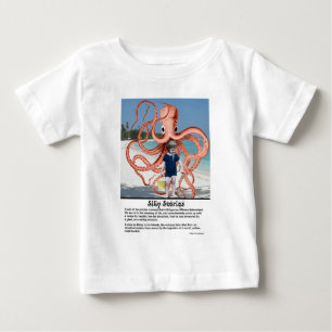 T-shirt Pour Bébé Histoires stupides : T-shirt de bébé Octopus mange