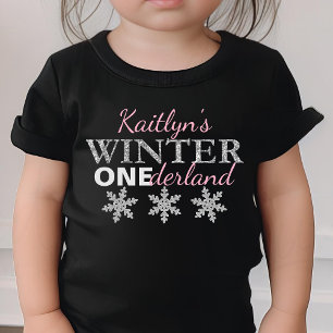 T-shirt Pour Bébé Hiver ONE derland 1er anniversaire