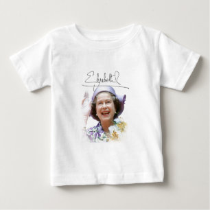 T-shirt Pour Bébé HM Queen Elizabeth II