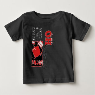 T-shirt Pour Bébé Ho Ho Ho ! Impression de la liste des tâches spéci