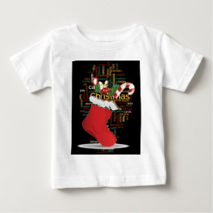 T-shirt Pour Bébé HoHo ! Merry Christmas TOXITS et Happy New Year