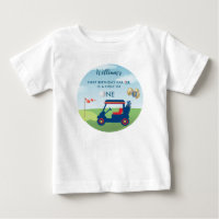 Hole In One Boy Golf Par tee 1er Anniversaire