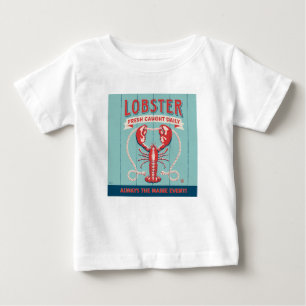 T-shirt Pour Bébé Homard frais pris tous les jours Maine