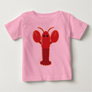 T-shirt Pour Bébé Homard mignon