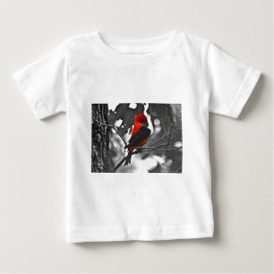 T-shirt Pour Bébé Homme Scarlet Tanager