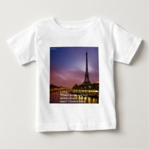 T-shirt Pour Bébé Honoré de Balzac Sur Paris France
