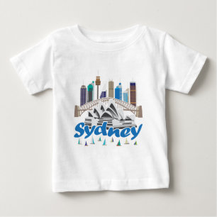 T-shirt Pour Bébé Horizon de Sydney