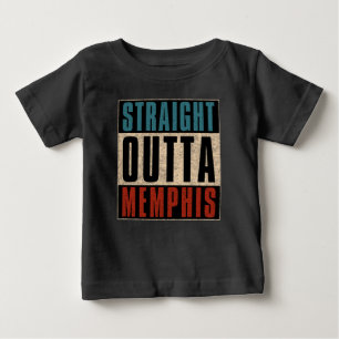 T-shirt Pour Bébé Hors droit Memphis Tennessee TN
