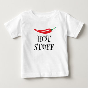 T-shirt Pour Bébé Hot Stups drôle épicé rouge cayenne piment