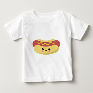 T-shirt Pour Bébé Hotdog