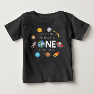 T-shirt Pour Bébé Houston Nous avons un an 1er anniversaire fête