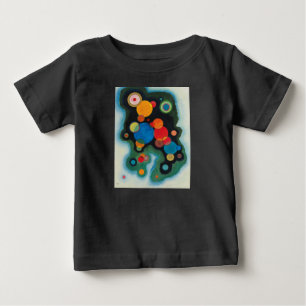 T-shirt Pour Bébé Huile Abstraite de Kandinsky Deepened Impulse sur 