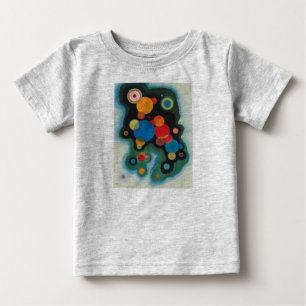 T-shirt Pour Bébé Huile Abstraite de Kandinsky Deepened Impulse sur 