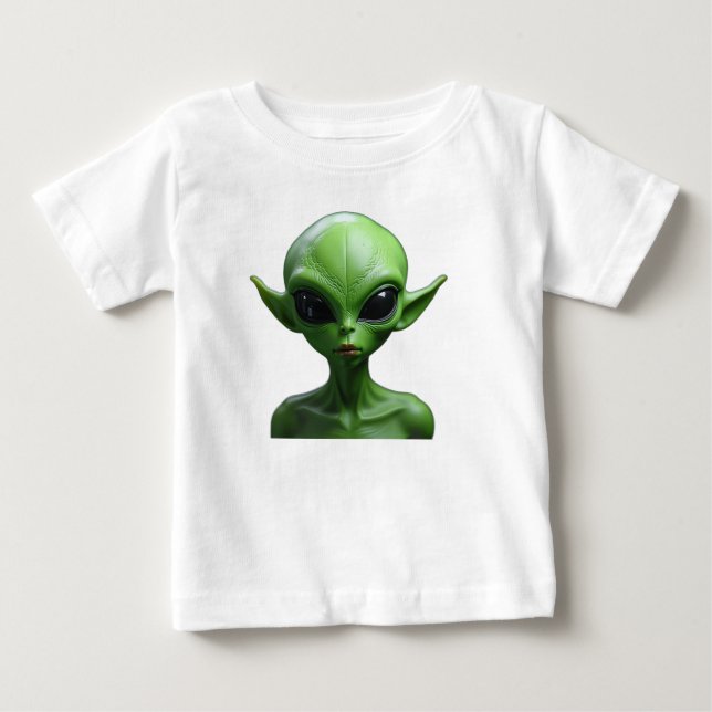 T-shirt Pour Bébé humanoïde vert (Devant)