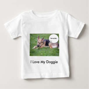 T-shirt Pour Bébé Humour berger allemand