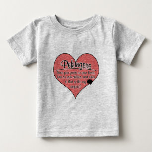 T-shirt Pour Bébé Humour de chien d'empreintes de pattes de