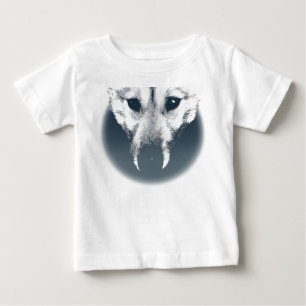 T-shirt Pour Bébé Husky Pup Baby Tootoo Husky Wolf Baby Dress