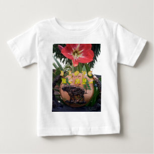 T-shirt Pour Bébé I (Coeur) Kenya Buffalo Patch/Print