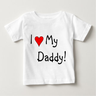 T-shirt Pour Bébé I coeur mon papa !