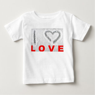 T-shirt Pour Bébé I love LOVE