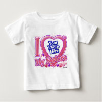 I Love My Sisters rose/violet - photo