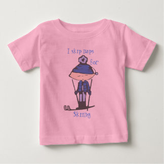 T-shirt Pour Bébé i skip naps pour le ski