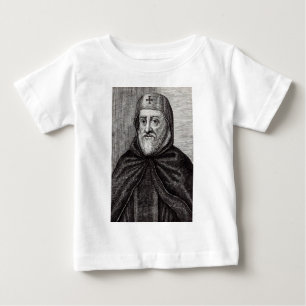 T-shirt Pour Bébé Icône de saint Éphrem le Syrien, enseignant la rep