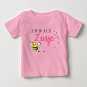 T-shirt Pour Bébé Ik krijg er een zusje bij
