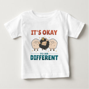 T-shirt Pour Bébé Il est bon d'être différent Invitation