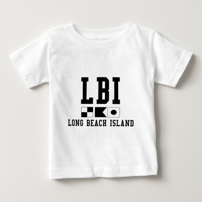T-shirt Pour Bébé Île de Long Beach (Devant)
