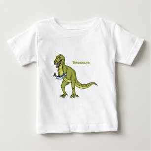 T-shirt Pour Bébé Illustration de dinosaure T rex drôle